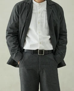 Clearance Black Chambray Work Jacket Jackets&coats