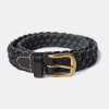 Best Braided Leather Belt - Black Belts