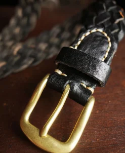 Best Braided Leather Belt - Black Belts