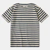 Clearance Breton Stripe T-Shirt - Apricot/Navy Short Sleeve T-Shirts | T-shirts
