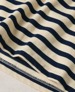 Clearance Breton Stripe T-Shirt - Apricot/Navy Short Sleeve T-Shirts | T-shirts