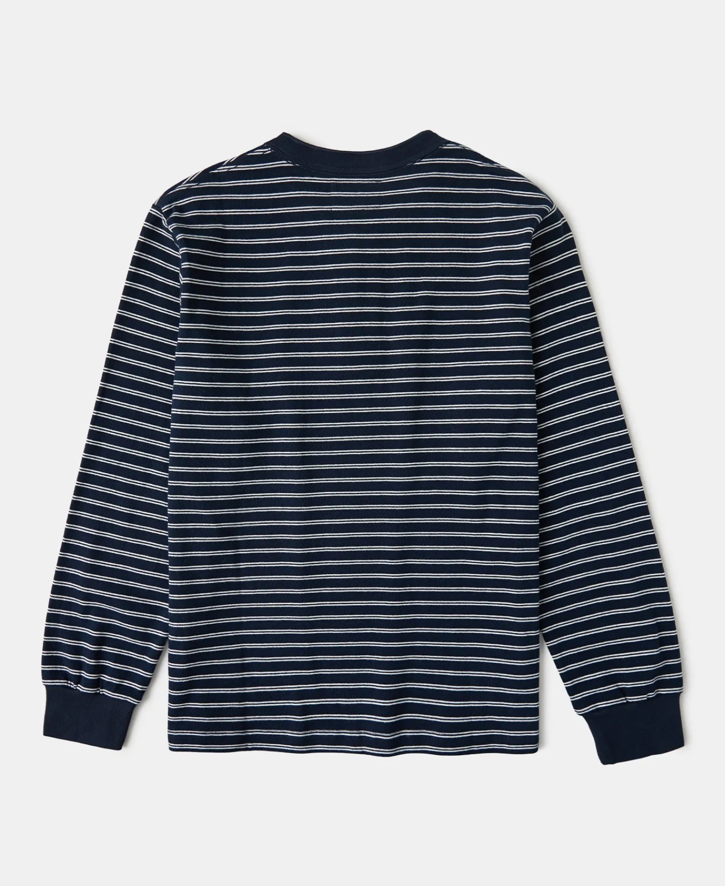 Online Breton Striped Henley Long Sleeve T-Shirt - Navy/White Henleys | Long Sleeve T-Shirts