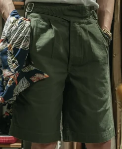 Online British Army Gurkha Bermuda Shorts - Olive Shorts