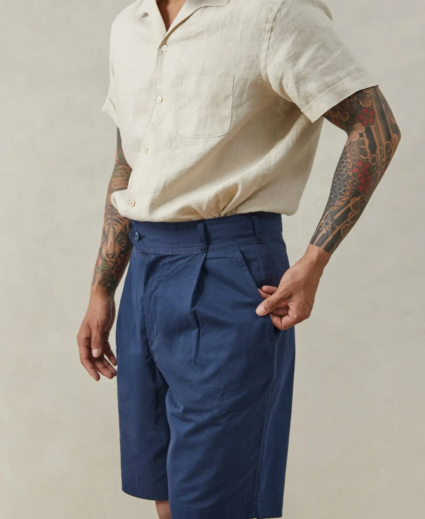 New British Army Gurkha Shorts - Indigo Shorts