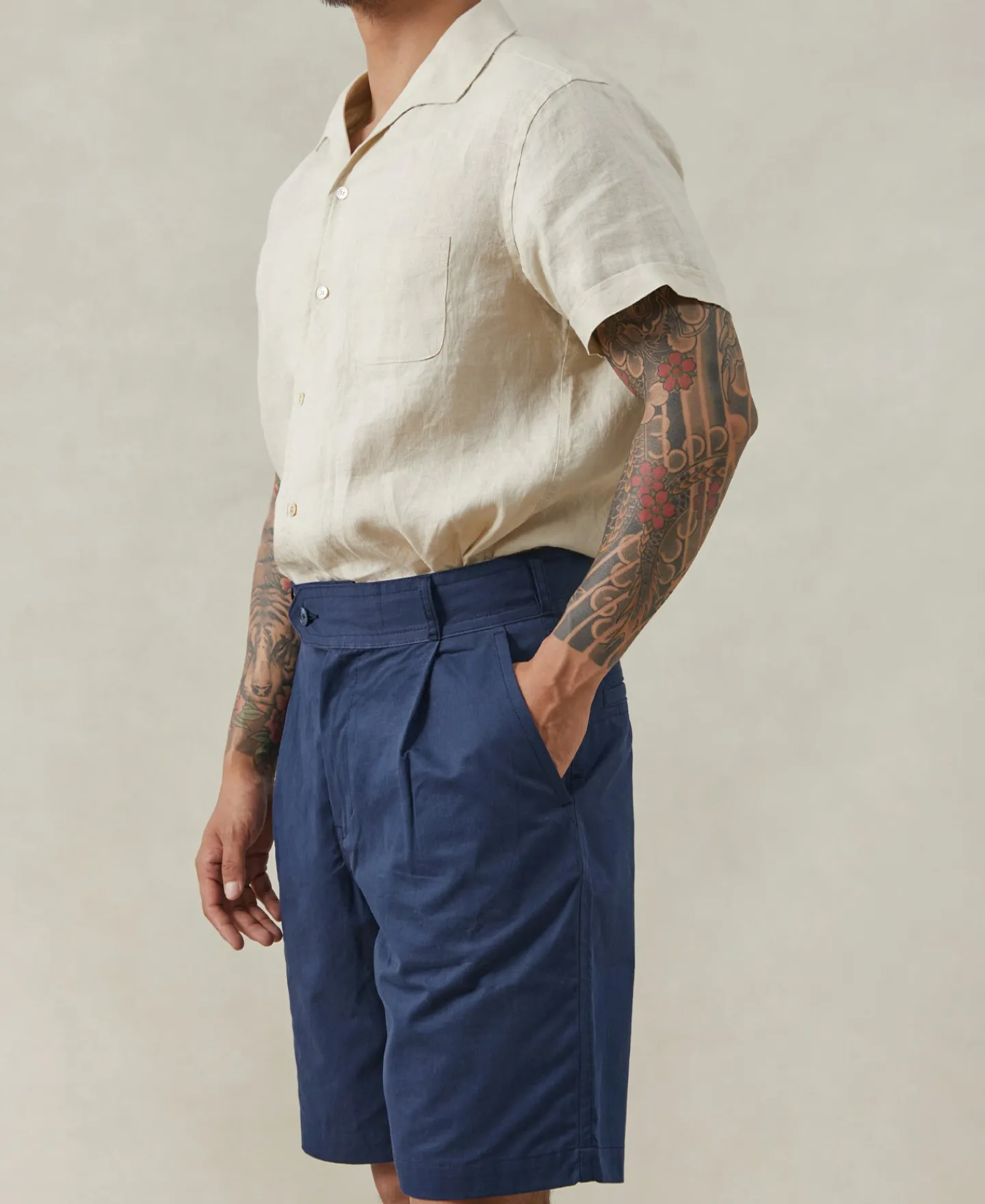 New British Army Gurkha Shorts - Indigo Shorts