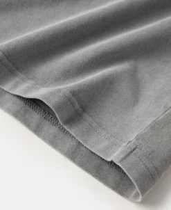 Online Brushed Texture Layered T-Shirt - Light Gray Short Sleeve T-Shirts | T-shirts