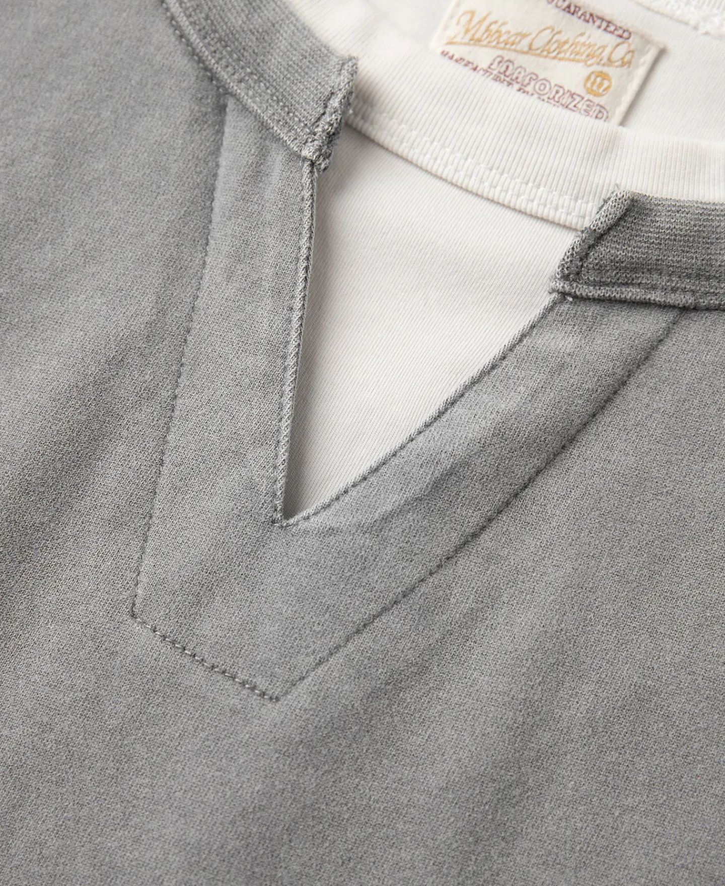 Online Brushed Texture Layered T-Shirt - Light Gray Short Sleeve T-Shirts | T-shirts