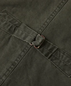Online Canvas Work Vest - Dark Green Waistcoats