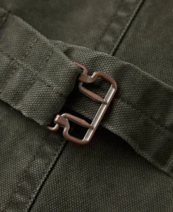 Online Canvas Work Vest - Dark Green Waistcoats