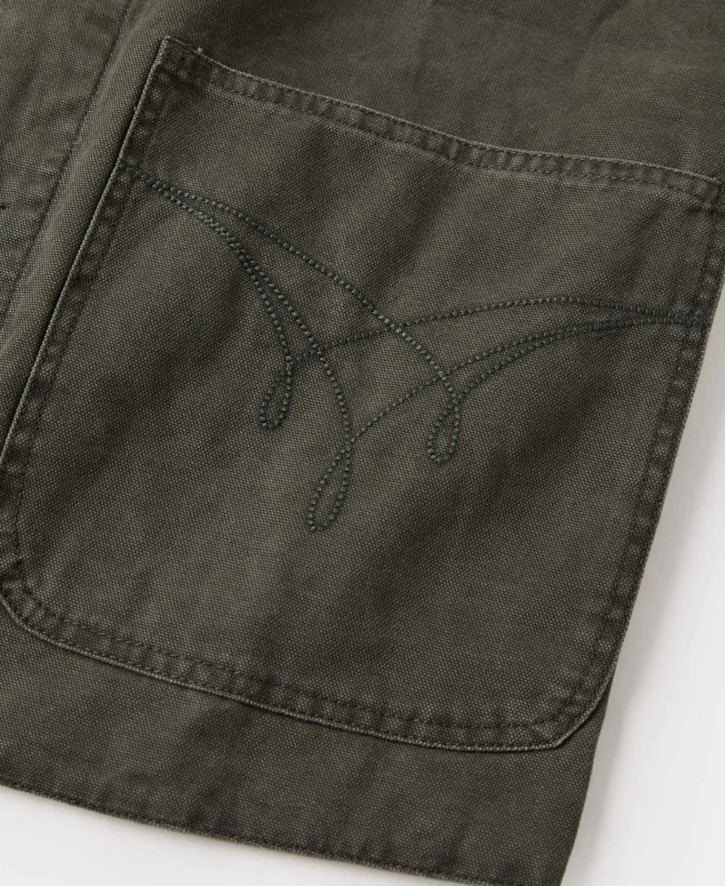 Online Canvas Work Vest - Dark Green Waistcoats