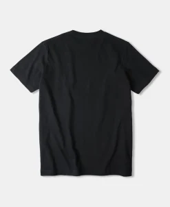 Hot Classic Fit 7.4 oz Jersey Crewneck Tubular T-Shirt - Black Short Sleeve T-Shirts | T-shirts