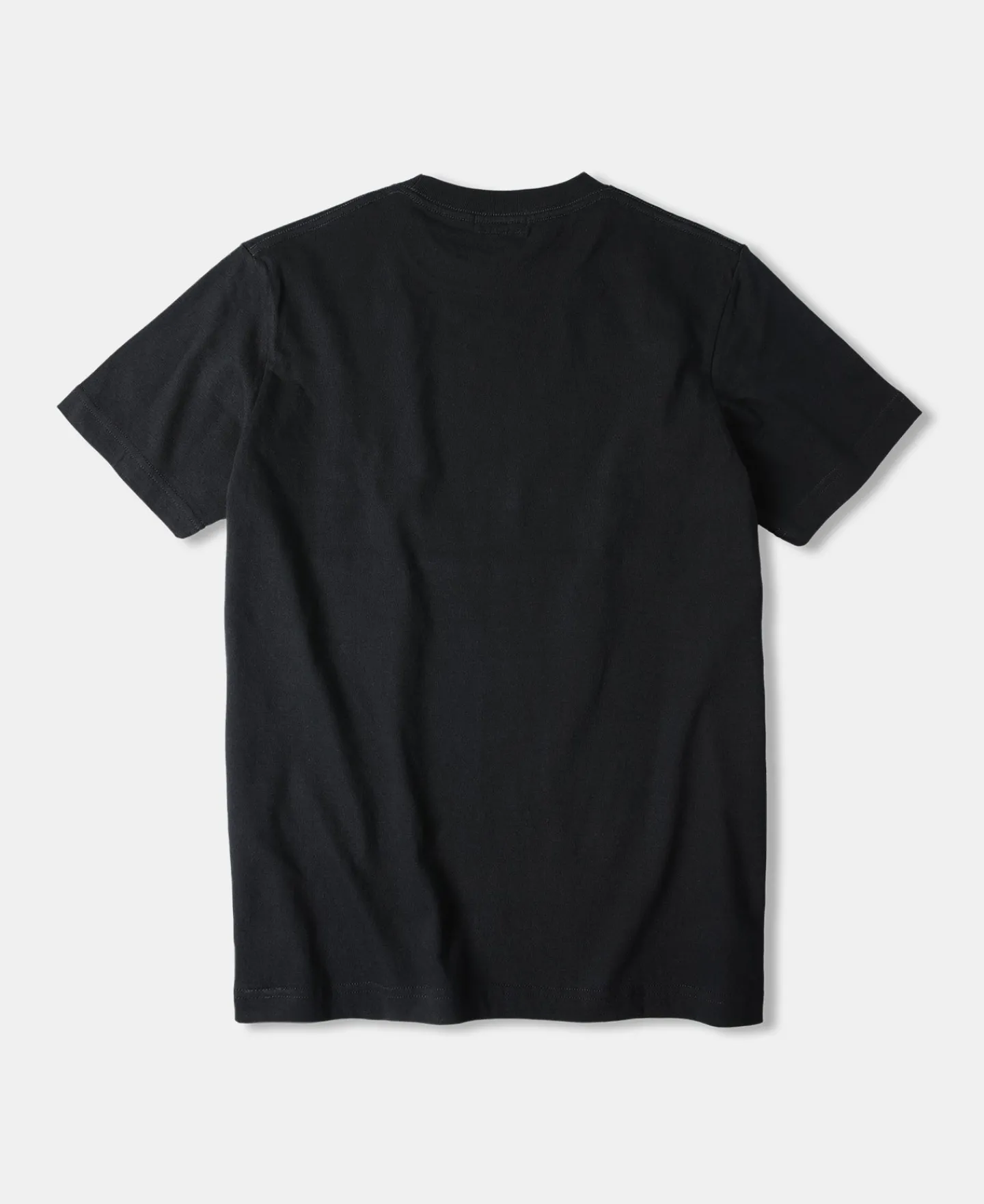 Hot Classic Fit 7.4 oz Jersey Crewneck Tubular T-Shirt - Black Short Sleeve T-Shirts | T-shirts