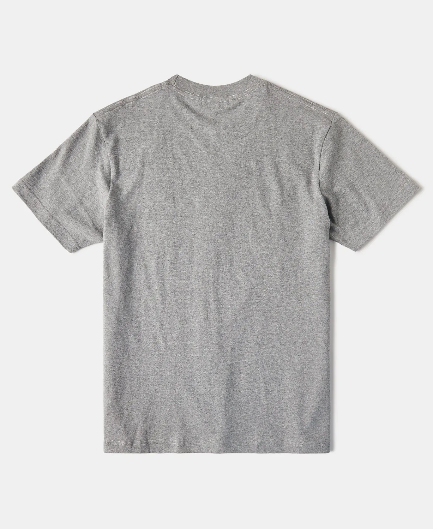 Best Classic Fit 7.4 oz Jersey Crewneck Tubular T-Shirt - Gray Short Sleeve T-Shirts | T-shirts