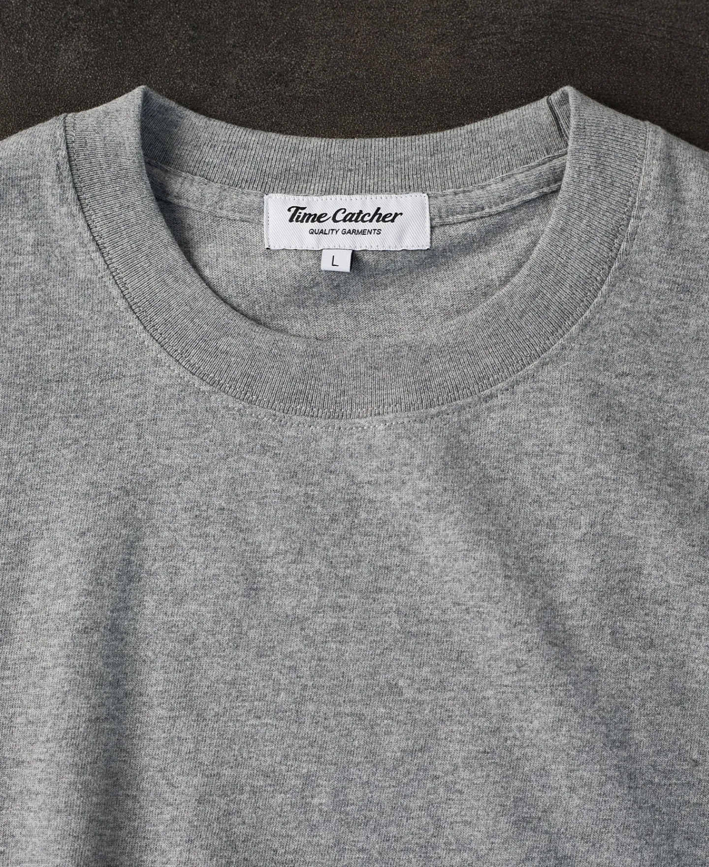Best Classic Fit 7.4 oz Jersey Crewneck Tubular T-Shirt - Gray Short Sleeve T-Shirts | T-shirts