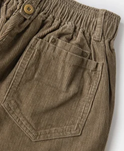 Hot Classic Fit Corduroy Pull-On Trousers - Khaki Pants&trousers