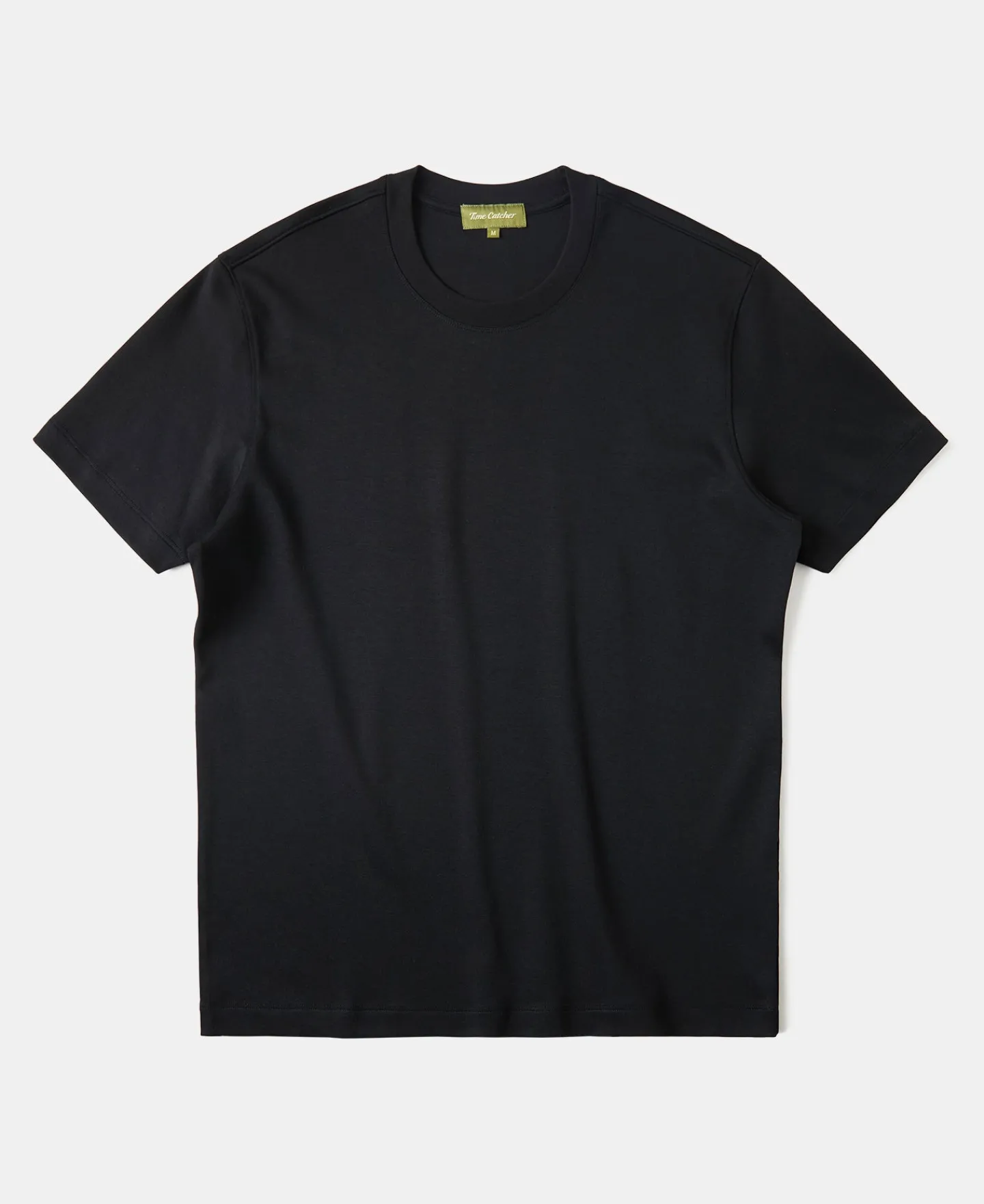 Online Classic Fit Cotton and Modal-Blend T-Shirt - Black Short Sleeve T-Shirts | T-shirts