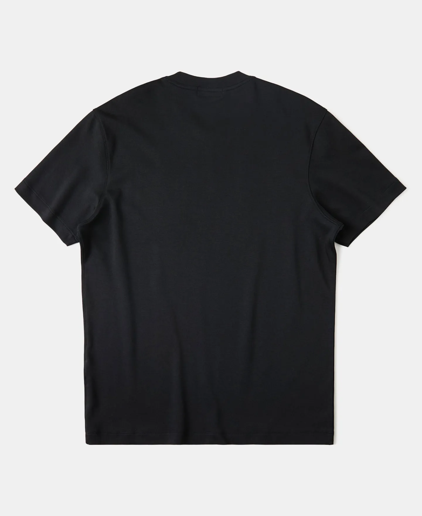 Online Classic Fit Cotton and Modal-Blend T-Shirt - Black Short Sleeve T-Shirts | T-shirts
