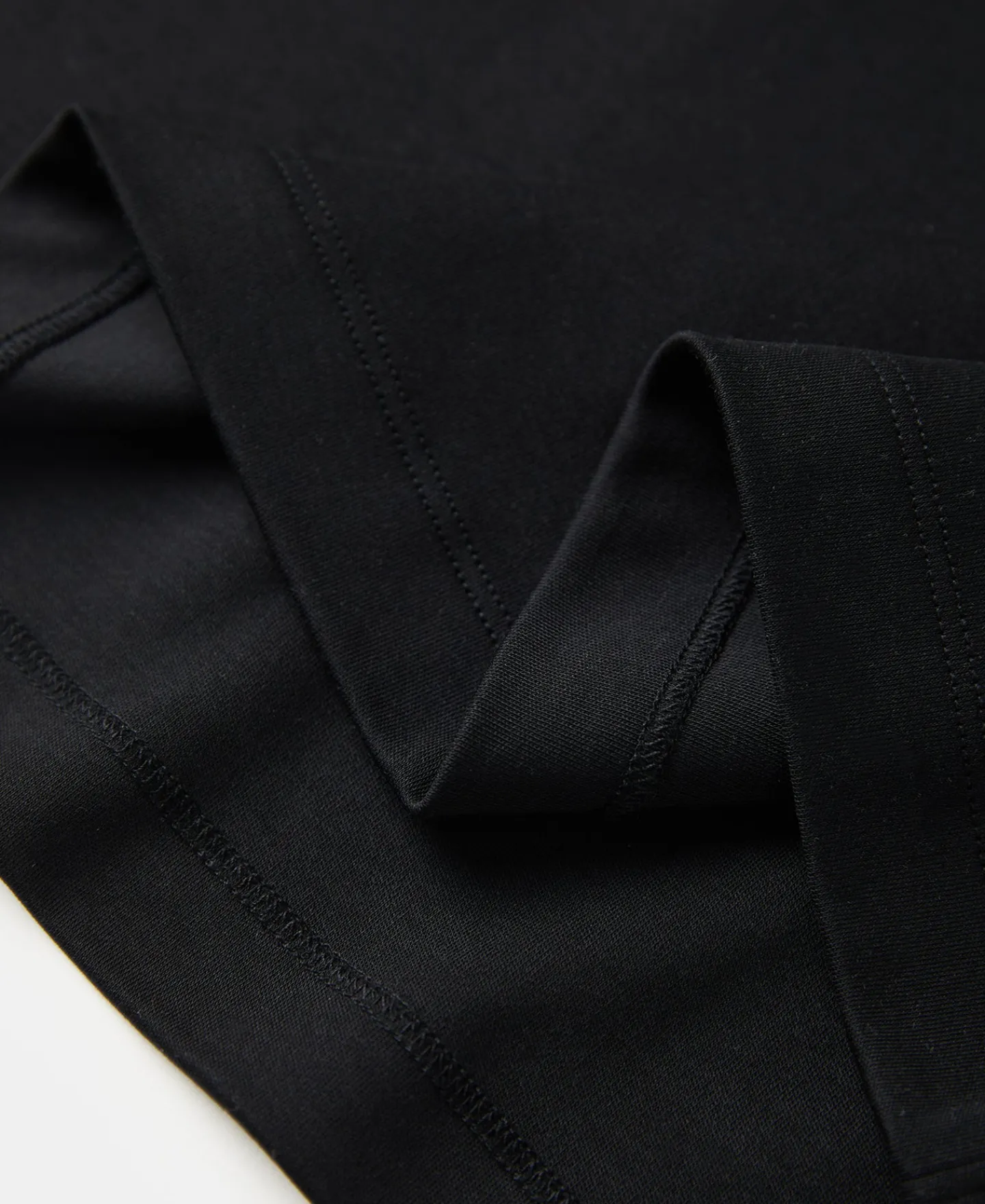 Online Classic Fit Cotton and Modal-Blend T-Shirt - Black Short Sleeve T-Shirts | T-shirts