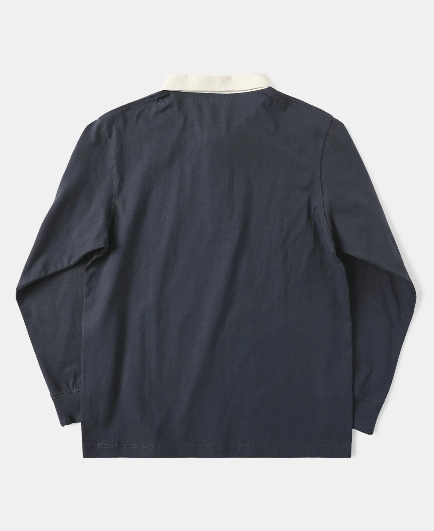 Sale Classic Fit Jersey Tubular Rugby Shirt - Blue Gray Polo Shirts | T-shirts