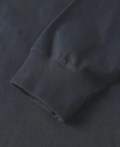Sale Classic Fit Jersey Tubular Rugby Shirt - Blue Gray Polo Shirts | T-shirts