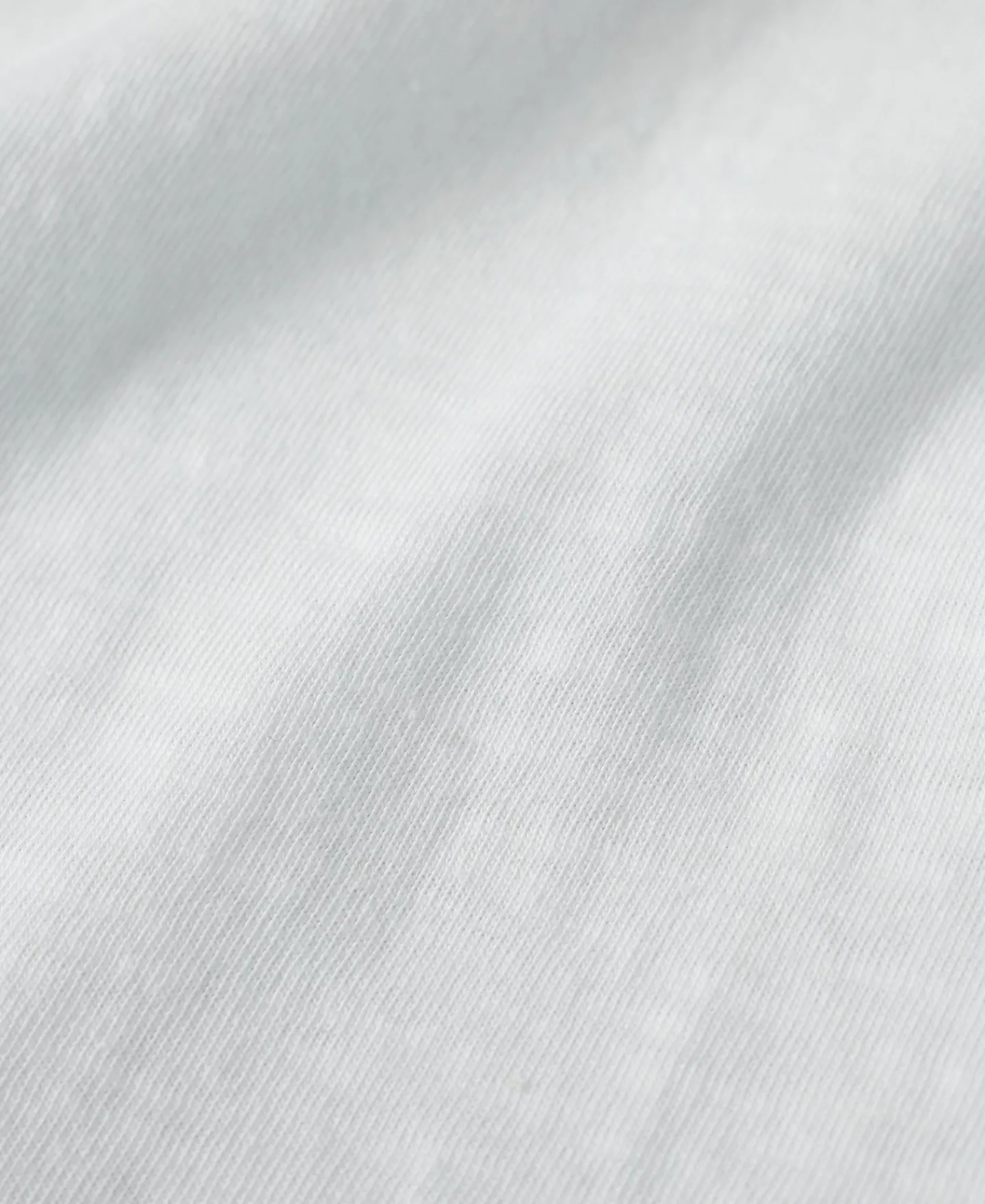 Sale Classic Fit Loopwheel Slub Cotton T-Shirt - White Short Sleeve T-Shirts | T-shirts