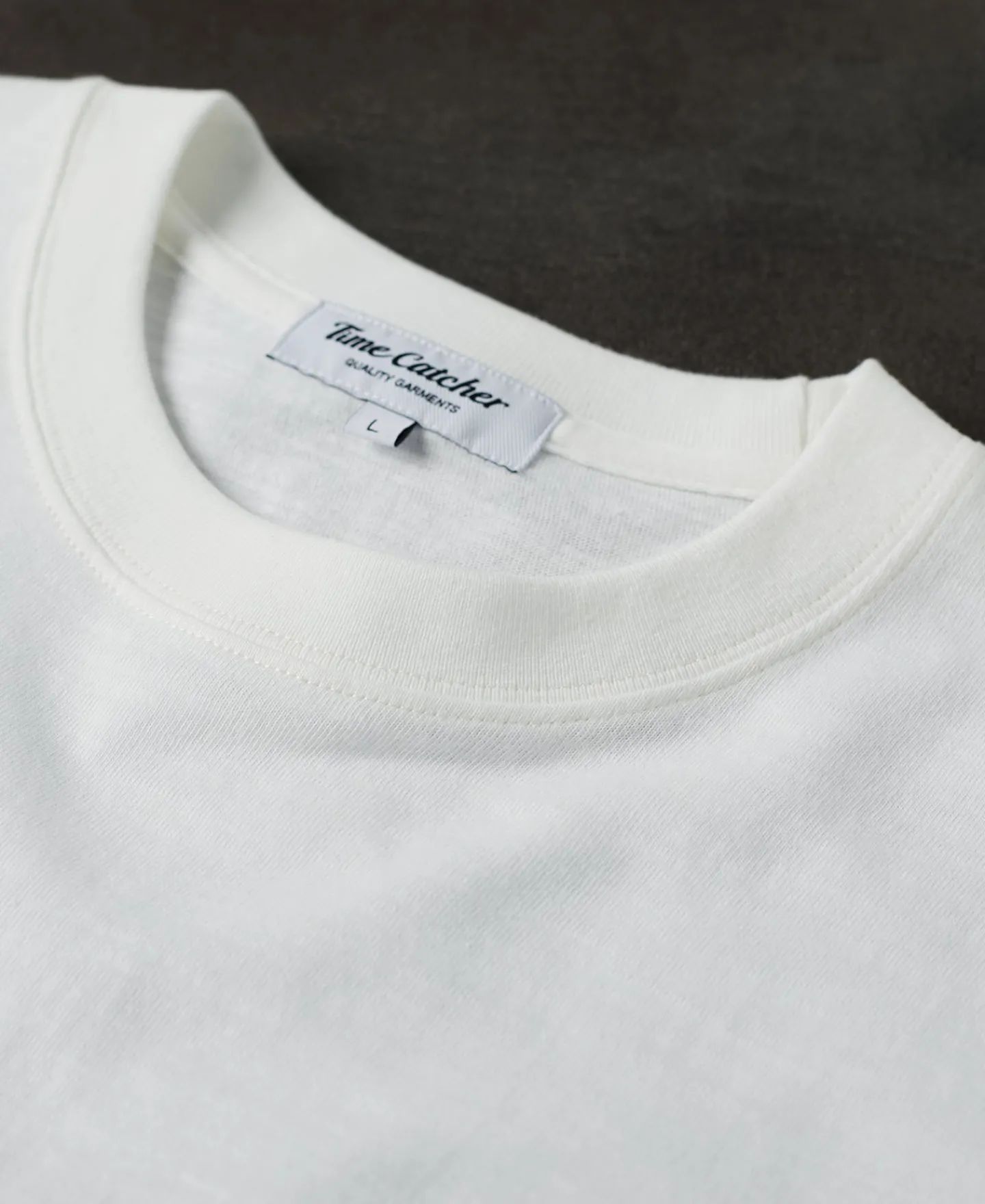 Sale Classic Fit Loopwheel Slub Cotton T-Shirt - White Short Sleeve T-Shirts | T-shirts