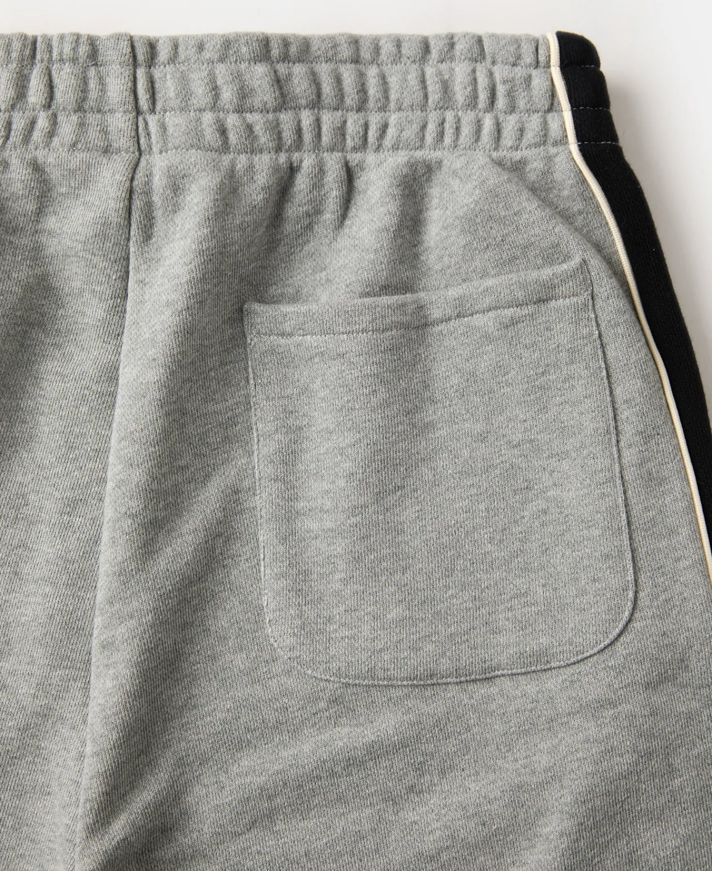 New Classic Straight-Leg Striped Logo-Embroidered Cotton-Terry Sweatpants - Gray Pants&trousers
