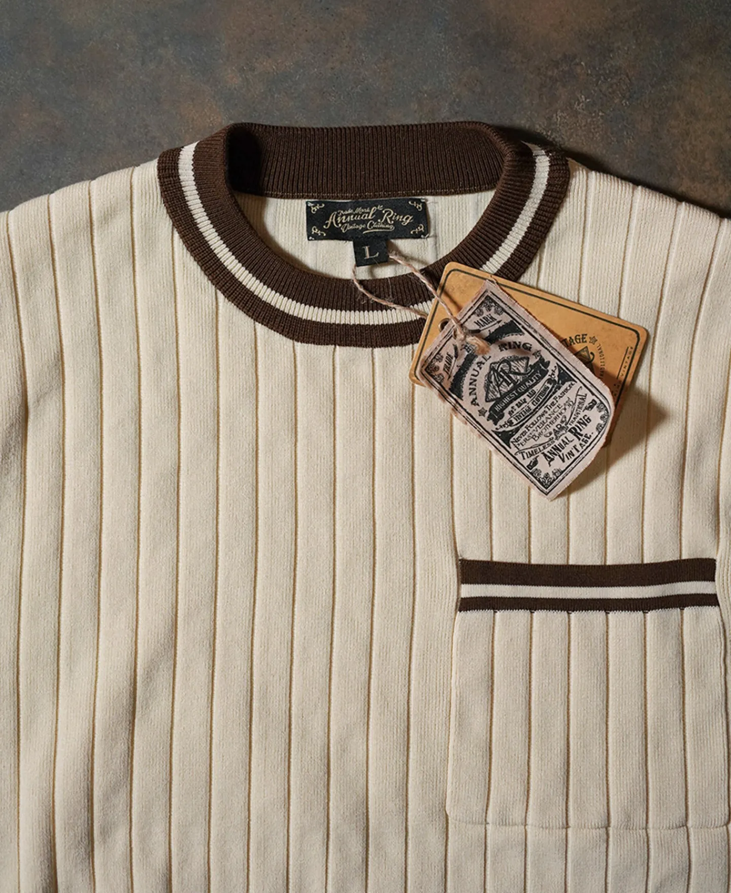 Best Contrast Ribbed Crew Neck Knit T-Shirt Knitwear&sweaters | Short Sleeve T-Shirts