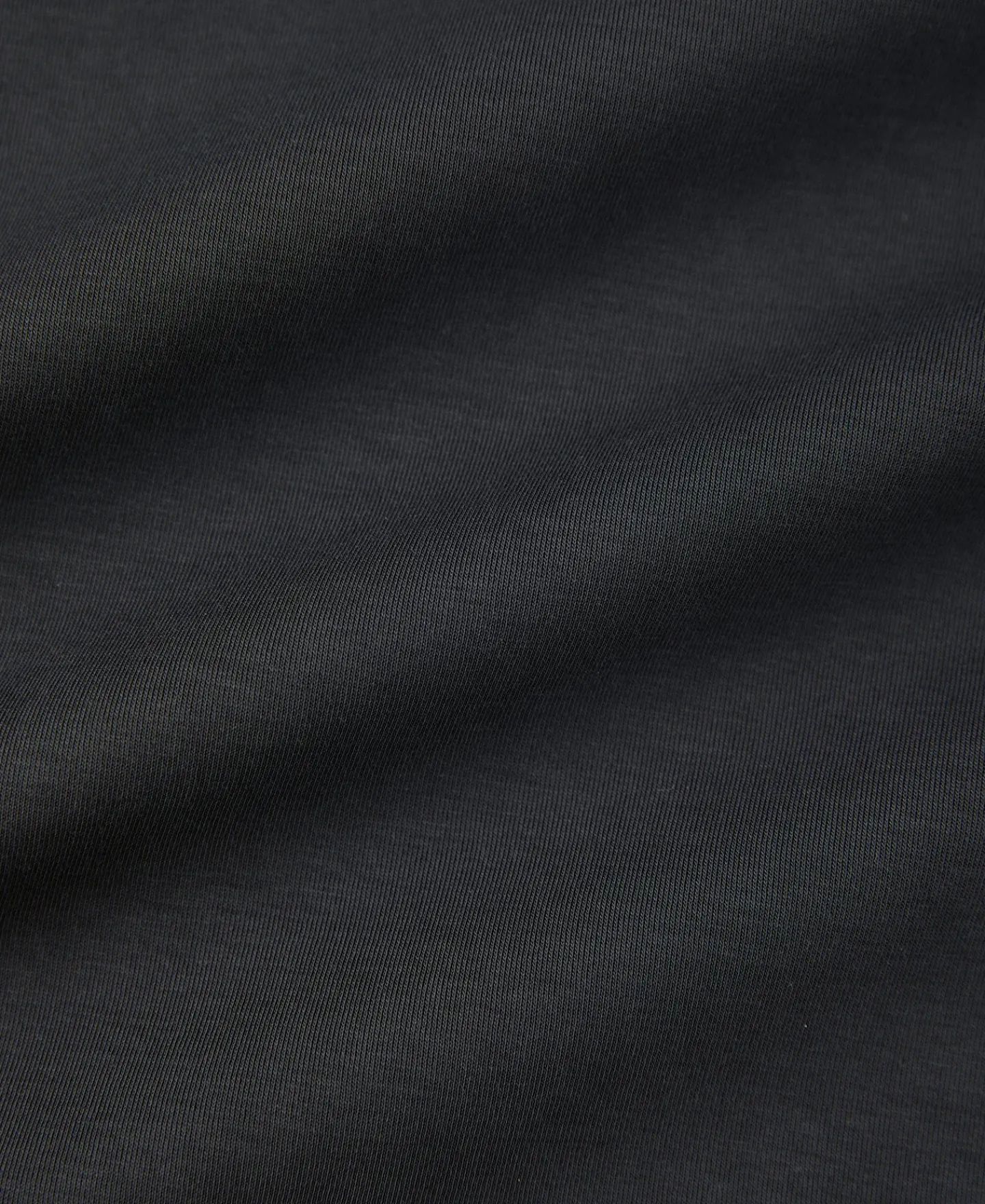 Sale Cotton-Nylon Curved Yoke T-Shirt - Vintage Black Short Sleeve T-Shirts | T-shirts