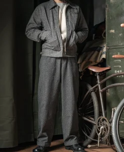 Online Covert Salt & Pepper Cossack Jacket Jackets&coats
