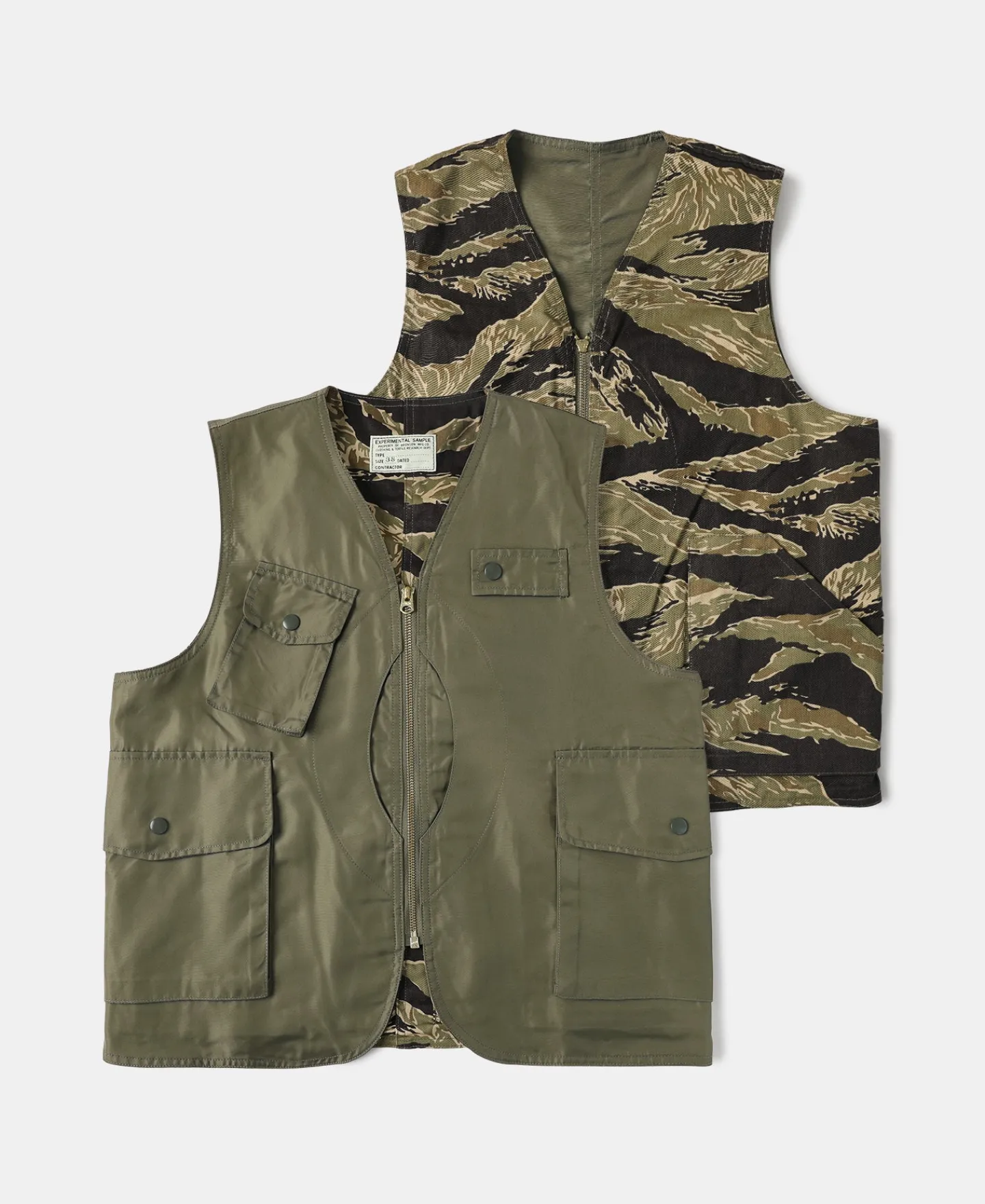 Clearance Experimental Sample Reversible Functional Vest Waistcoats