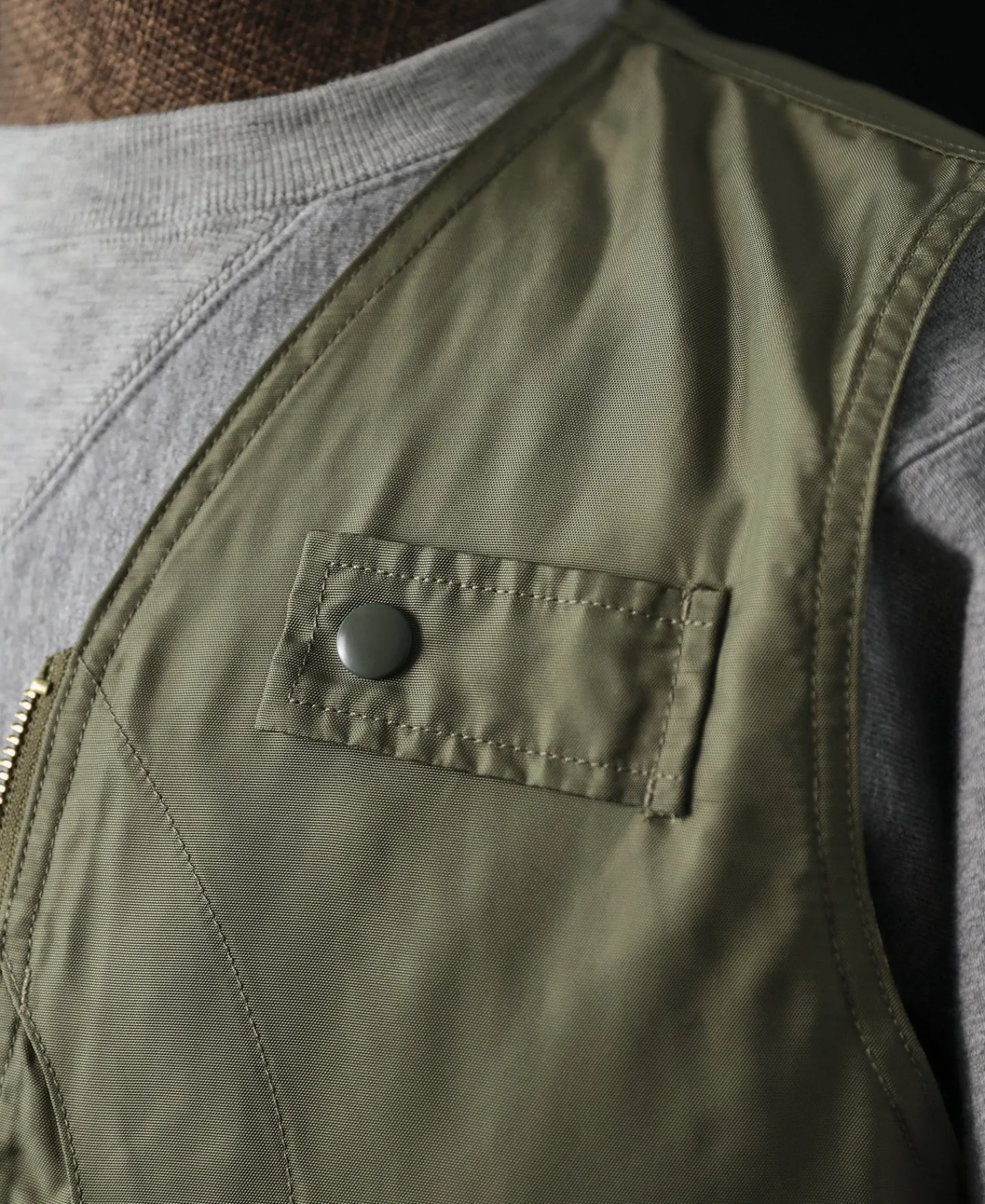 Clearance Experimental Sample Reversible Functional Vest Waistcoats