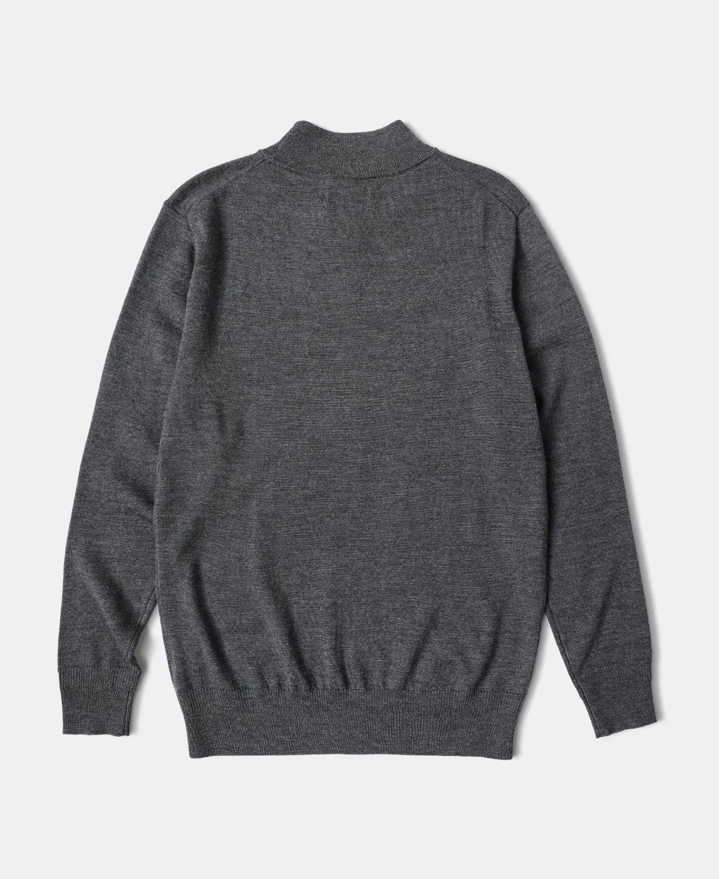 Fashion Extrafine Merino Wool Pullover Sweater - Dark Gray Knitwear&sweaters