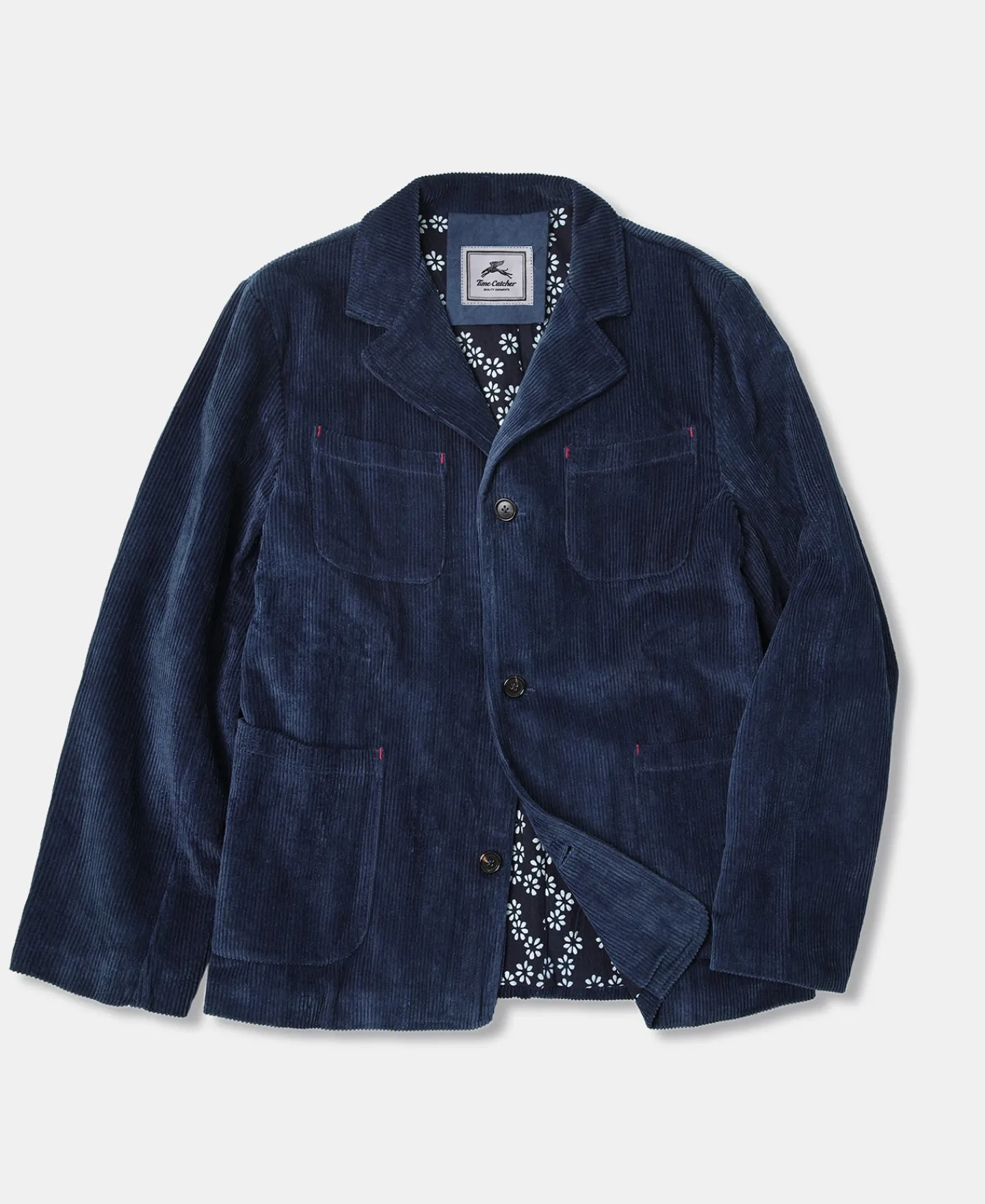Sale French Indigo-Dyed Corduroy Work Jacket Jackets&coats