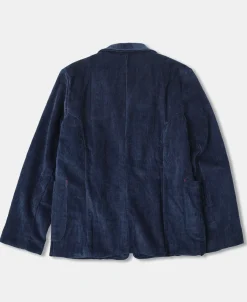 Sale French Indigo-Dyed Corduroy Work Jacket Jackets&coats