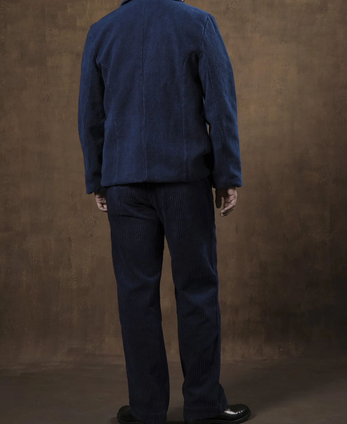 Sale French Indigo-Dyed Sashiko Work Jacket Jackets&coats