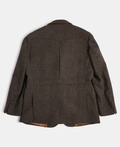 Discount Half Norfolk Brown Tweed Jacket Jackets&coats