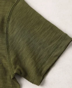 Fashion Heavyweight US Cotton Gusset Tubular T-Shirt - Green Short Sleeve T-Shirts | T-shirts