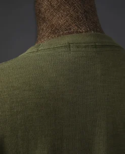 Fashion Heavyweight US Cotton Gusset Tubular T-Shirt - Green Short Sleeve T-Shirts | T-shirts