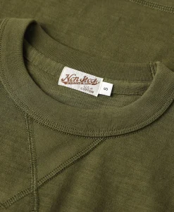 Fashion Heavyweight US Cotton Gusset Tubular T-Shirt - Green Short Sleeve T-Shirts | T-shirts