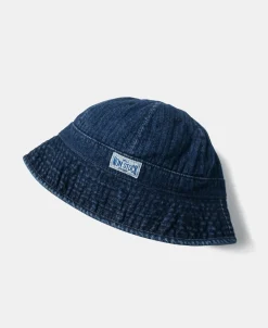 Discount Herringbone Denim Bucket Hat Hats&caps