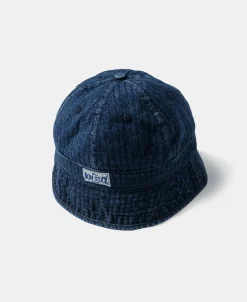 Discount Herringbone Denim Bucket Hat Hats&caps