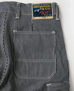 Discount Hickory Stripe Cotton Cargo Shorts Shorts