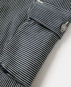 Discount Hickory Stripe Cotton Cargo Shorts Shorts