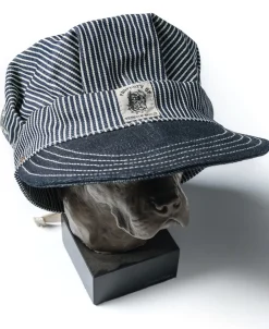 Sale Hickory Stripe Railroad Engineer Cap Hats&caps