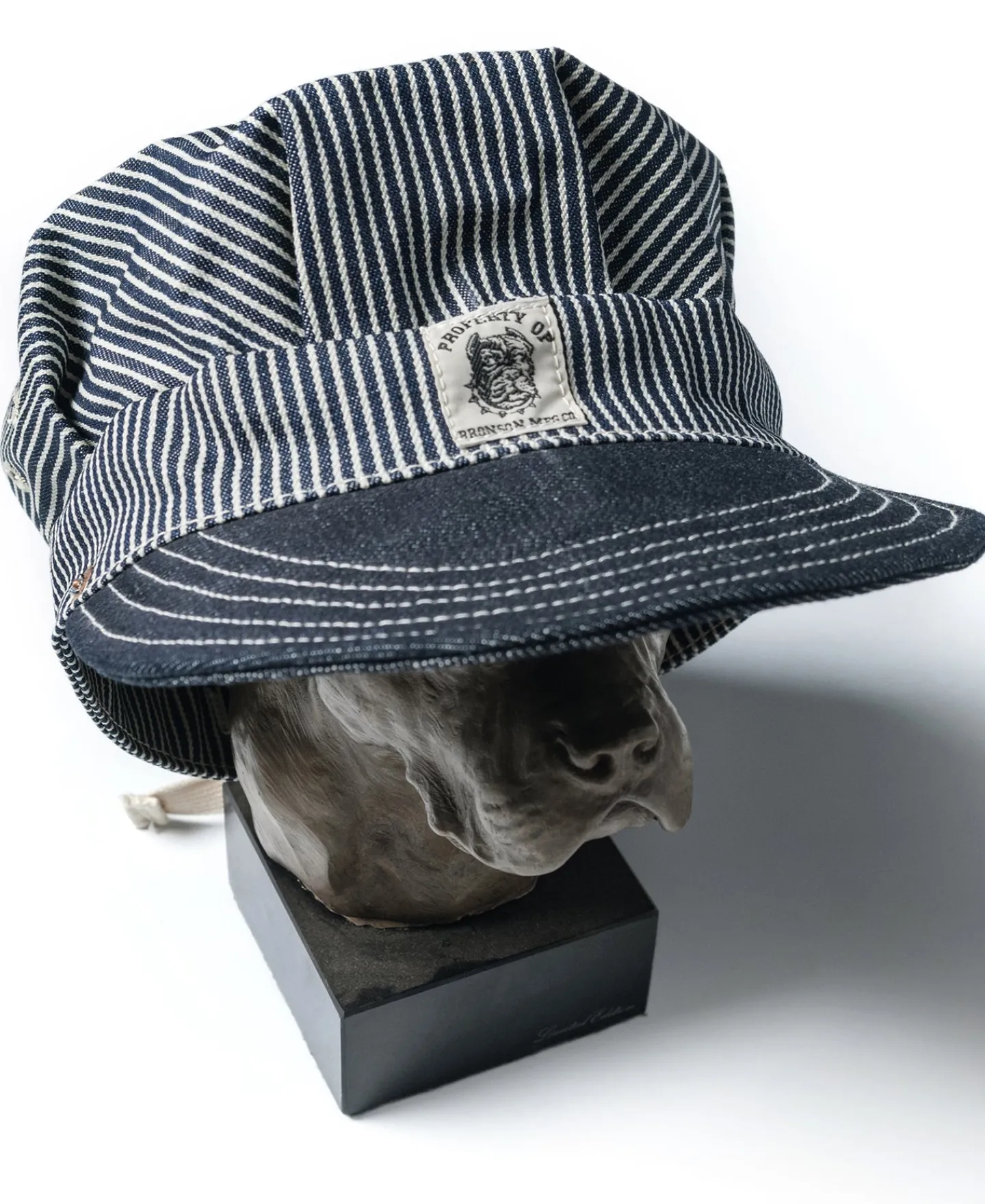 Sale Hickory Stripe Railroad Engineer Cap Hats&caps