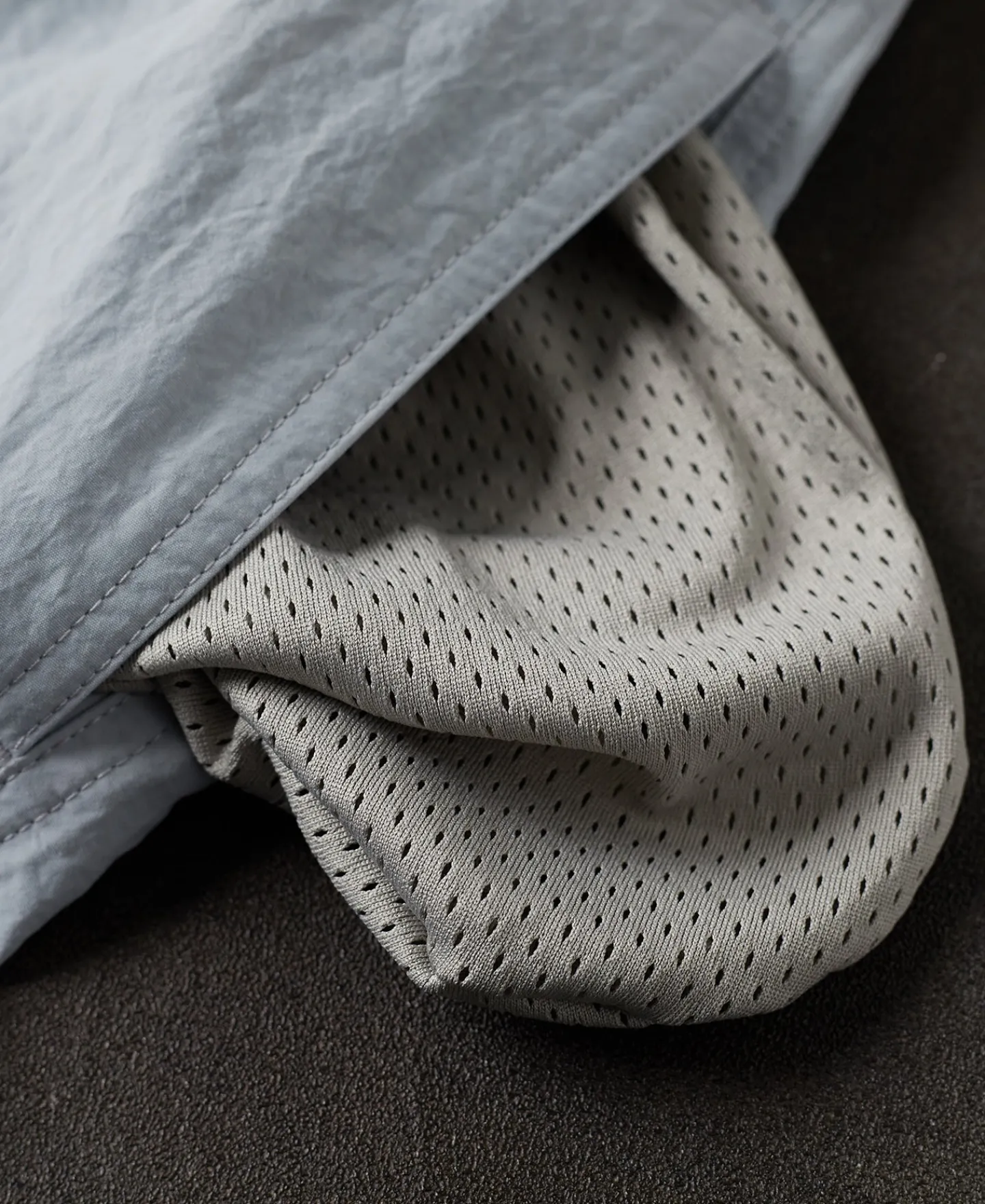 New 5-Inch Nylon Swim Shorts - Light Gray Shorts