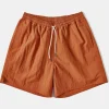Fashion 5-Inch Nylon Swim Shorts - Orange Shorts