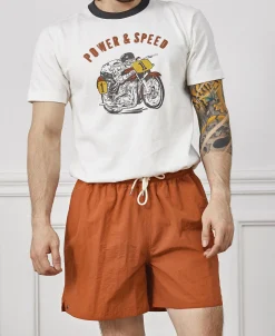 Fashion 5-Inch Nylon Swim Shorts - Orange Shorts
