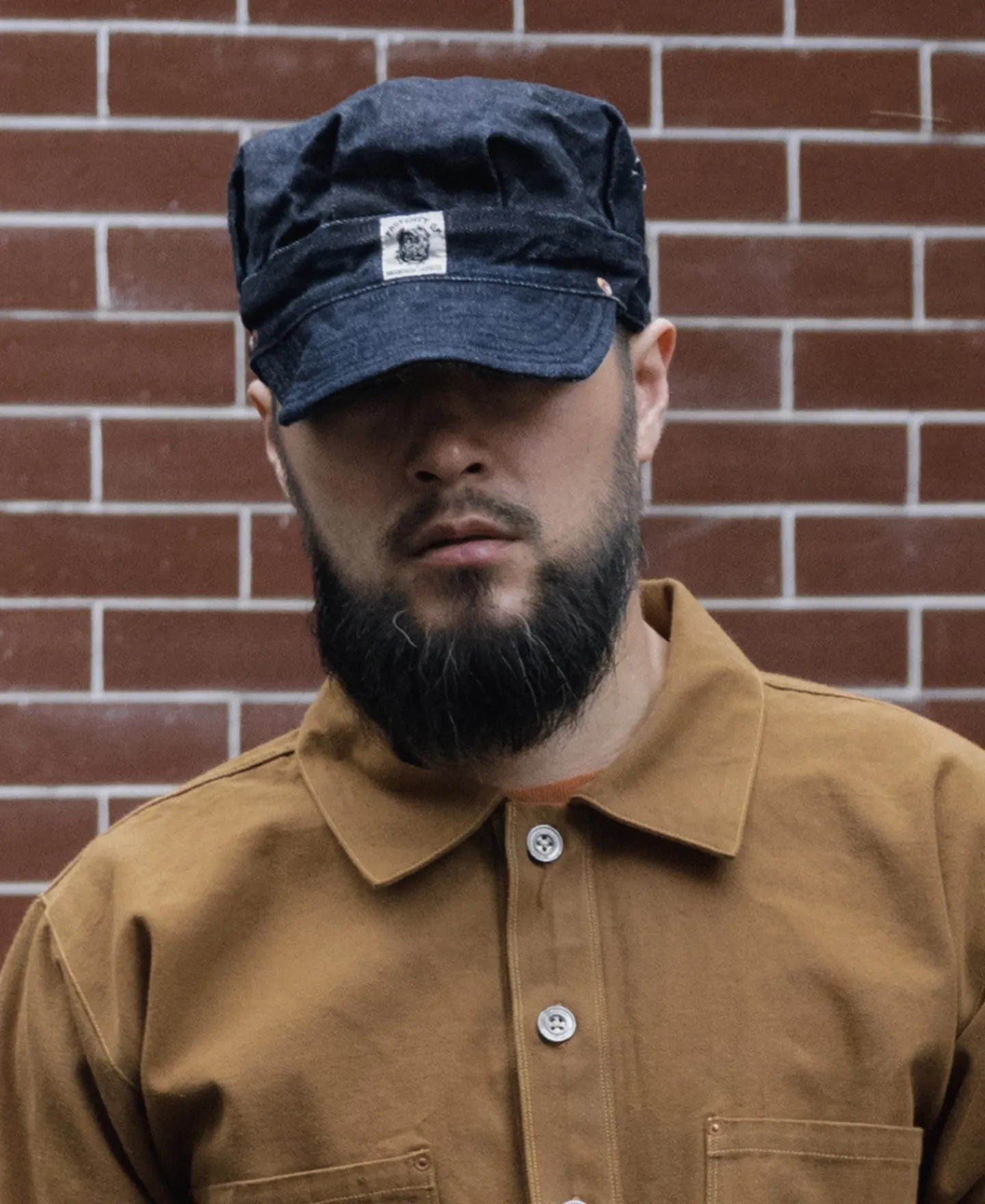 New Indigo Denim Railroad Engineer Cap Hats&caps